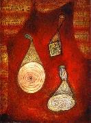 Paul Klee, Oil and watercolor on cadboard